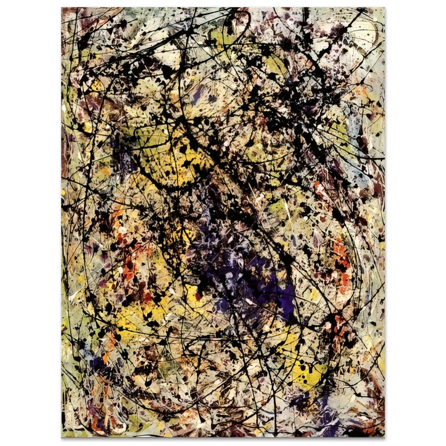 Jackson Pollock - REFLECTIONS OF THE BIG DIPPER 1947 75x100 cm / 30x40inches Fine Art Poster