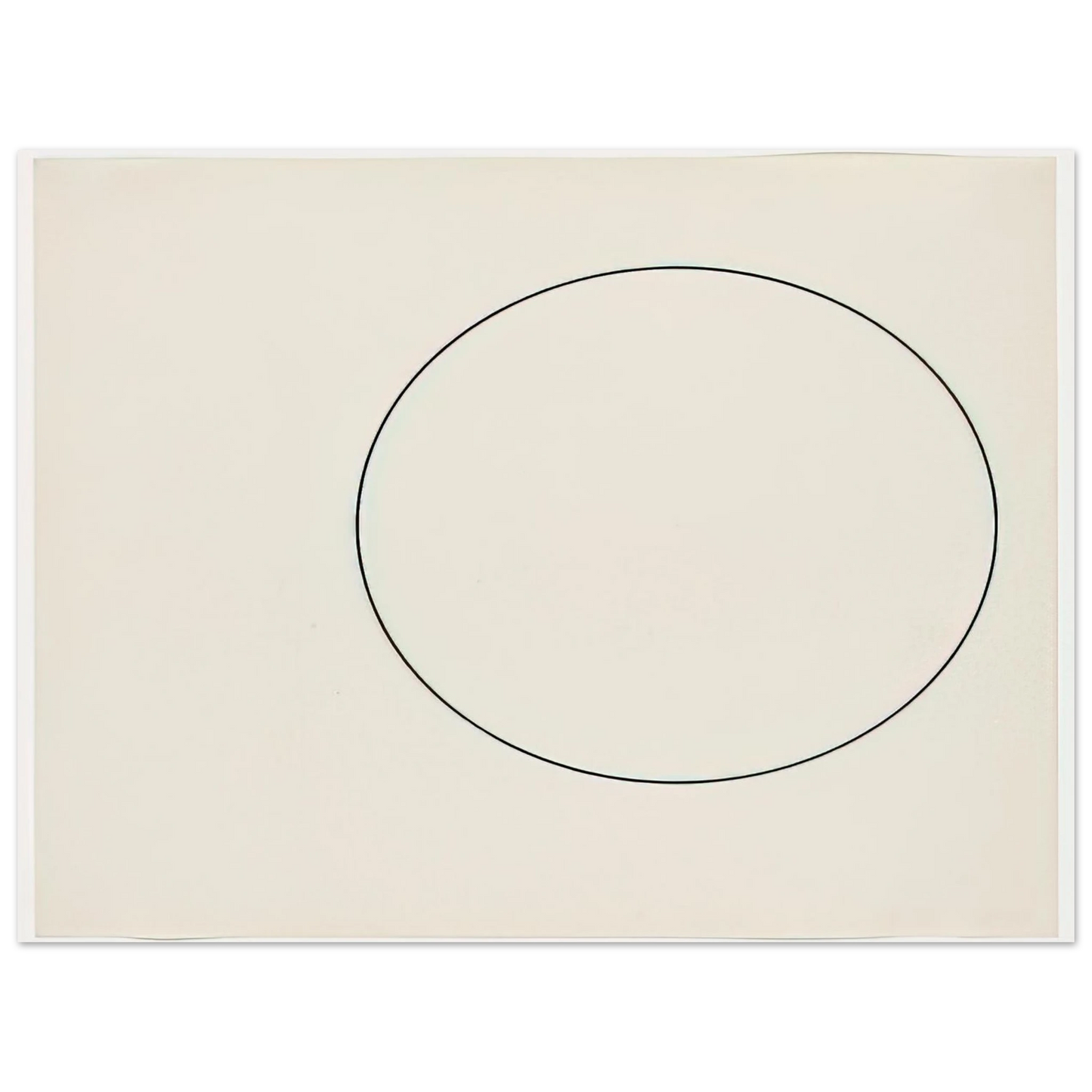 Ellsworth Kelly - Circle Line 75x100 cm / 30x40inches Fine Art Poster