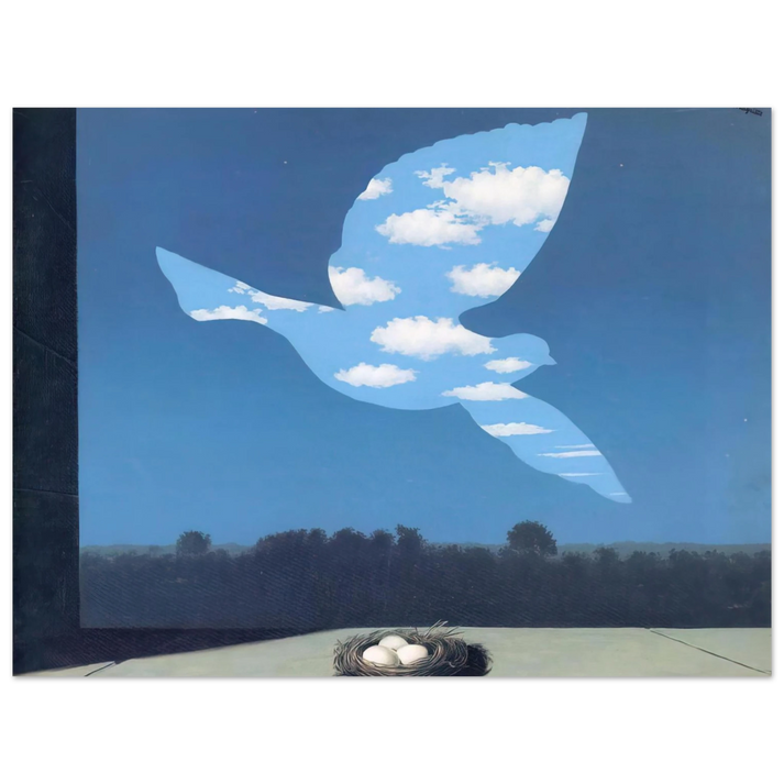 Rene Magritte - THE RETURN 1940 75x100 cm / 30x40inches Fine Art Poster