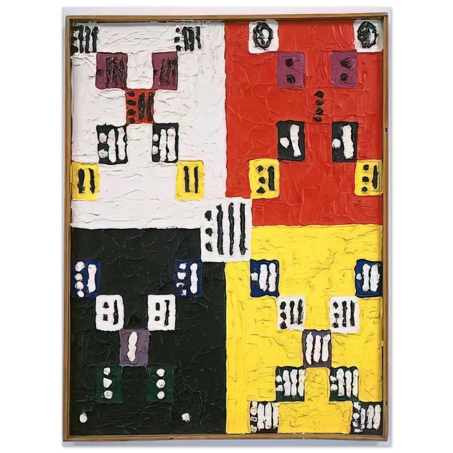 Alfred Jensen - The Apex is Nothing - 1960 75x100 cm / 30x40inches Fine Art Poster