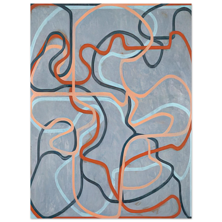 Brice Marden - Epitaph Painting 5 - 2001 75x100 cm / 30x40inches Fine Art Poster