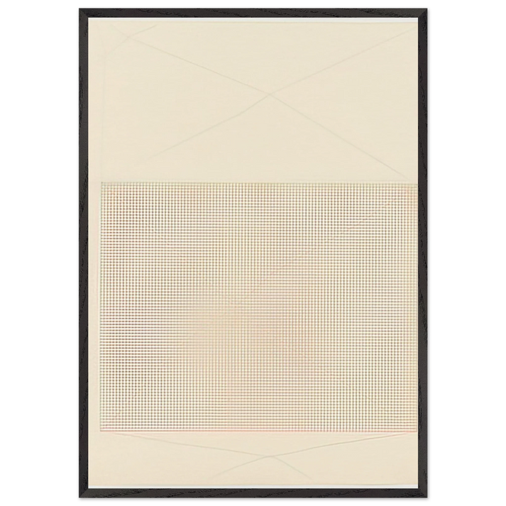 Untitled 7315 - 1973 - Gego 70x100 cm / 28x40 inches Framed Art Print – Black Wooden Frame