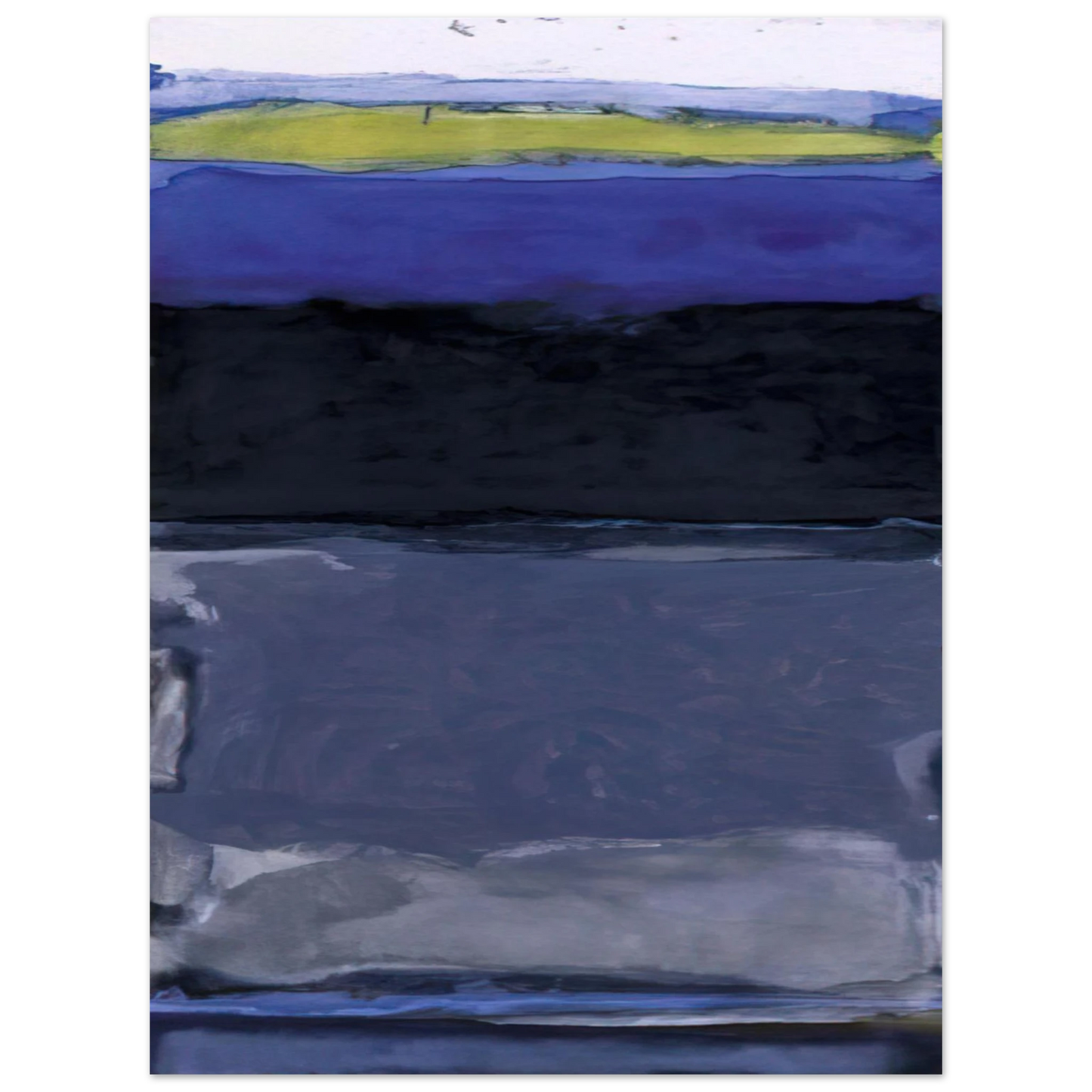 Thomas Downing - Blue Space - 1954 75x100 cm / 30x40inches Fine Art Poster