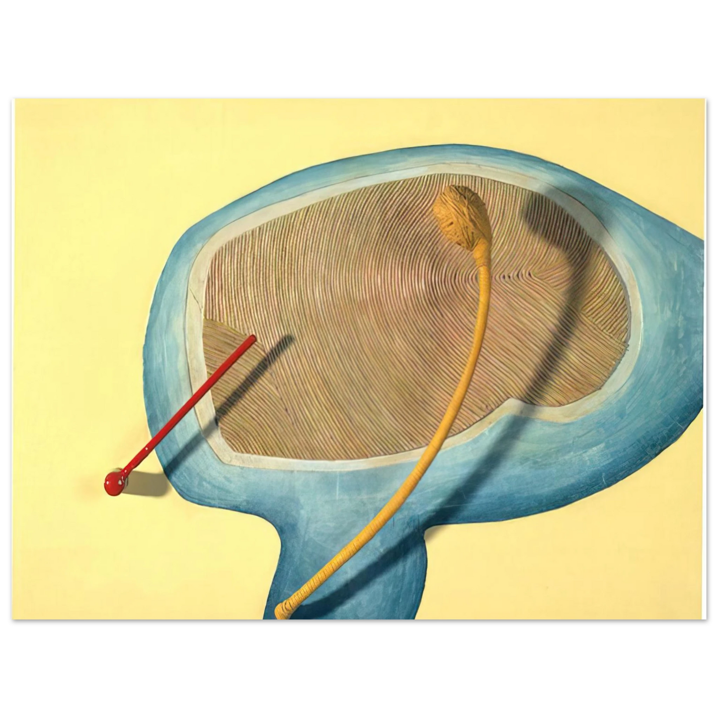 Eva Hesse - LEGS OF A WALKING BALL 1965 75x100 cm / 30x40inches Fine Art Poster