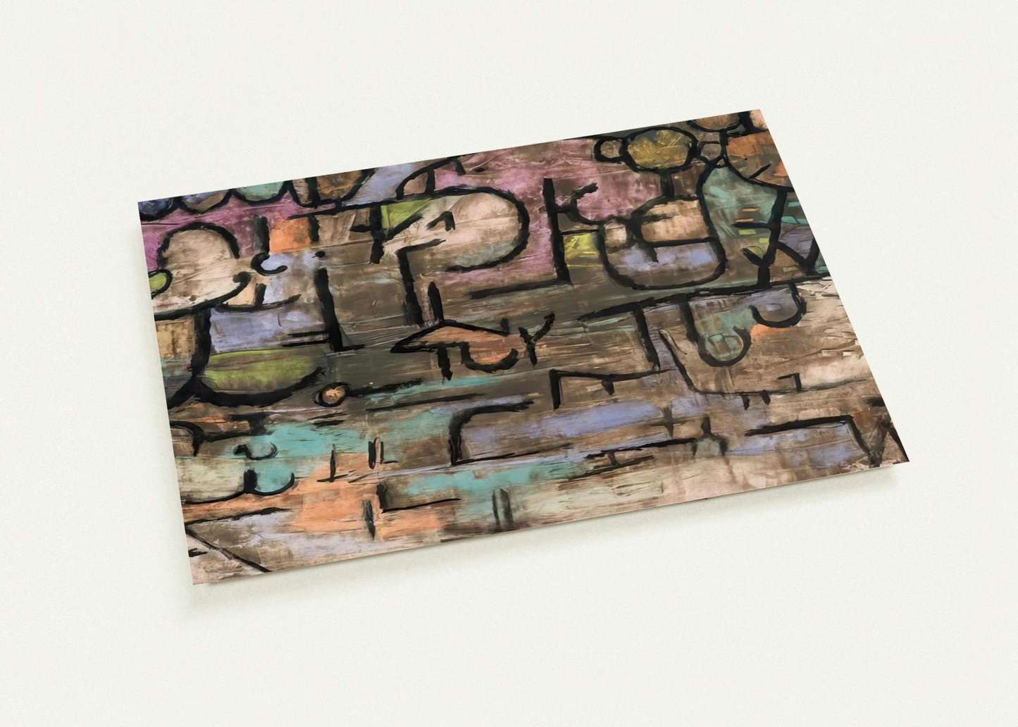 AFTER THE FLOODS 1936 By Paul Klee Pack of 10 Post Cards | Paul Klee Post Cards | A6 (10.5 x 14.8 cm) - 4.1 x 5.8 inches