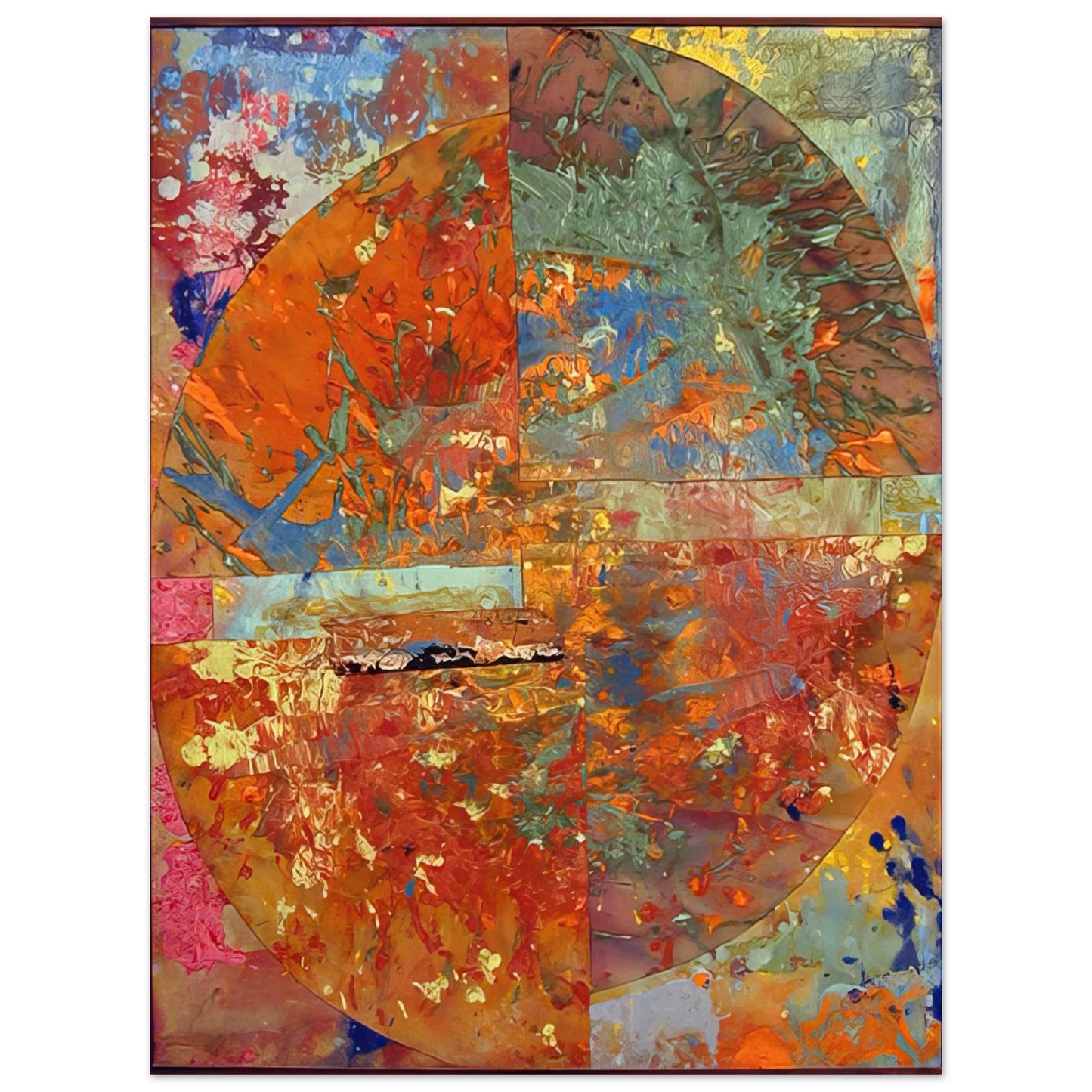 Sam Gilliam - Baptistry 75x100 cm / 30x40inches Fine Art Poster