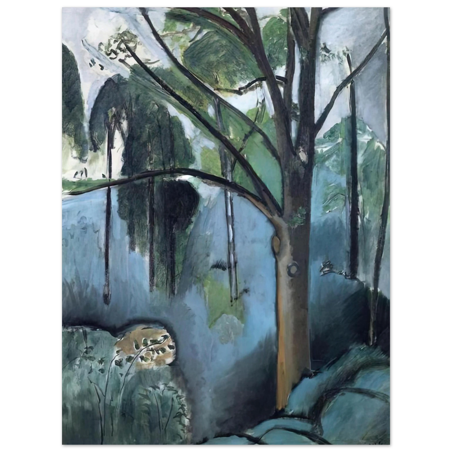 Henri Matisse - TRIVAUX POND 1917 75x100 cm / 30x40inches Fine Art Poster