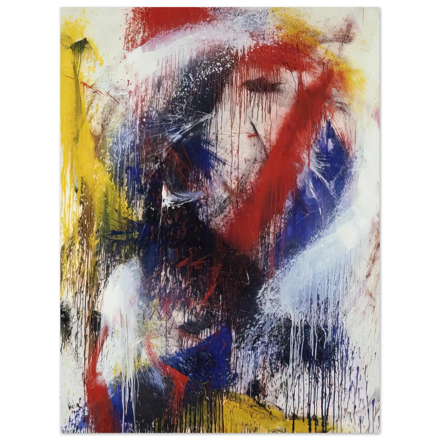Norman Bluhm - Excalibur - 1960 75x100 cm / 30x40inches Fine Art Poster