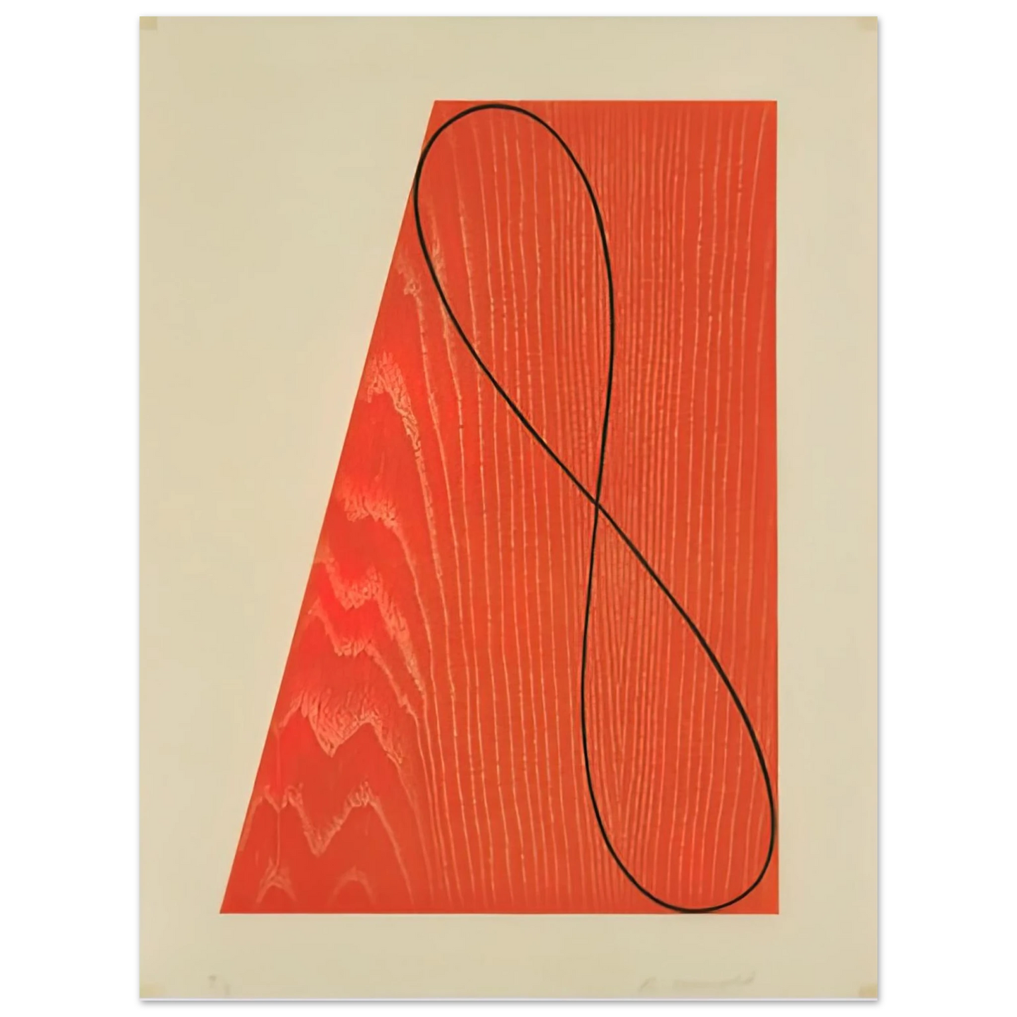 Robert Mangold - UNTITLED FROM SKOWHEGAN SUITE 1992 75x100 cm / 30x40inches Fine Art Poster
