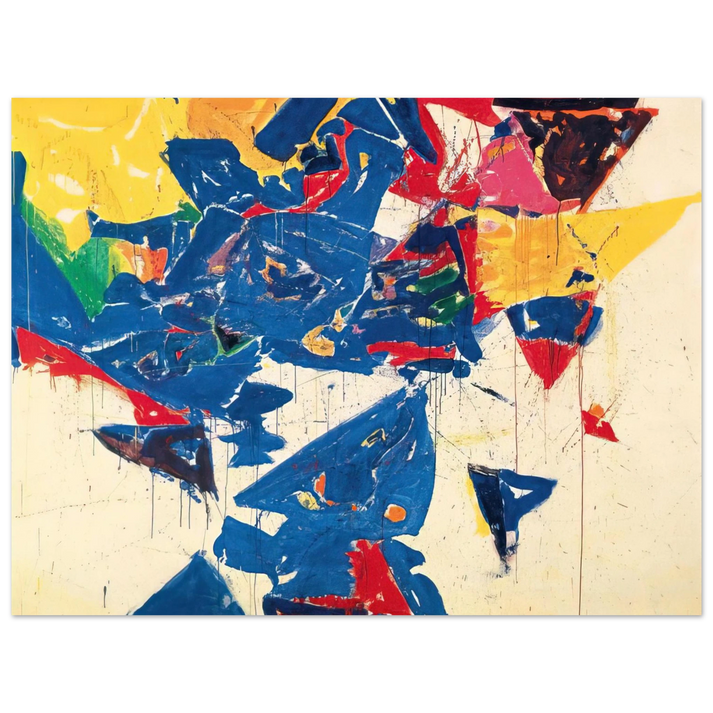 Sam Francis - Middle Blue III 75x100 cm / 30x40inches Fine Art Poster