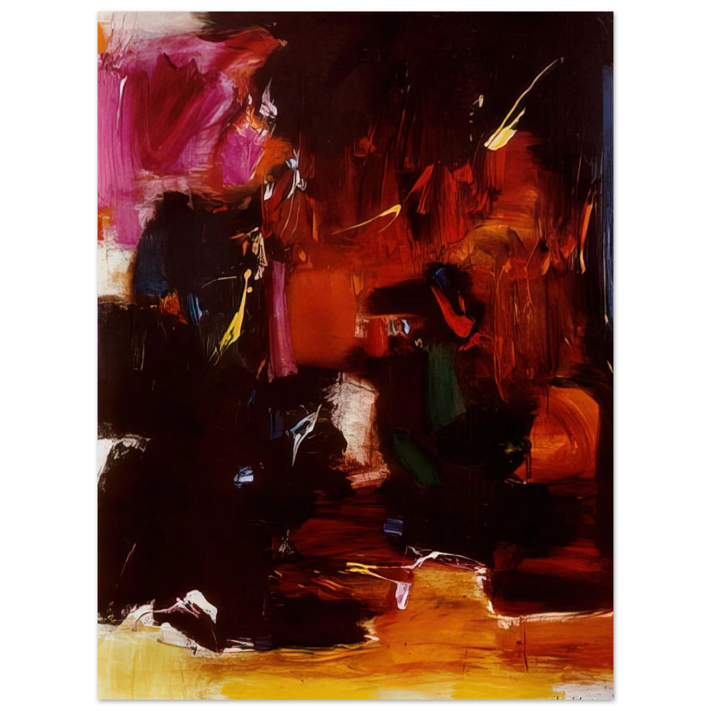 Hans Hofmann - Summer Night s Bliss 75x100 cm / 30x40inches Fine Art Poster