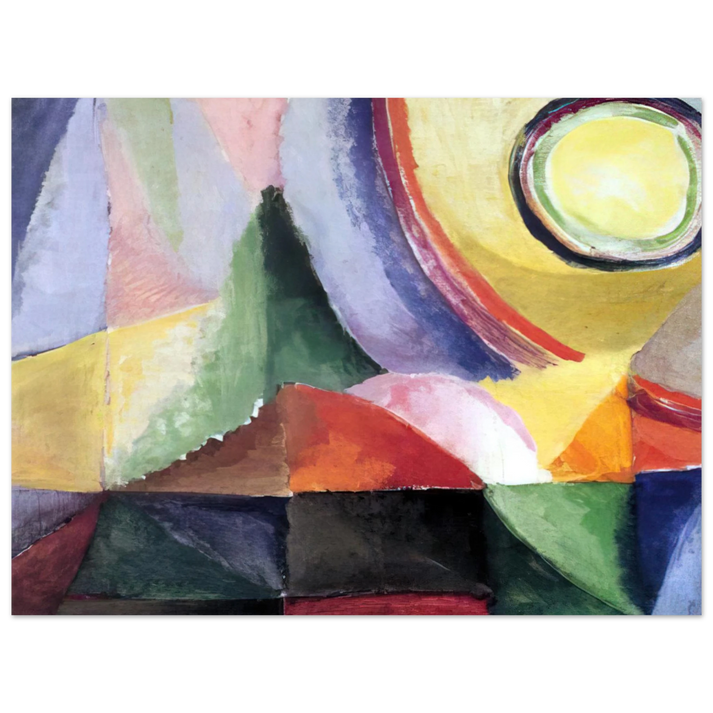 Sonia Delaunay - ELECTRIC PRISMS 75x100 cm / 30x40inches Fine Art Poster