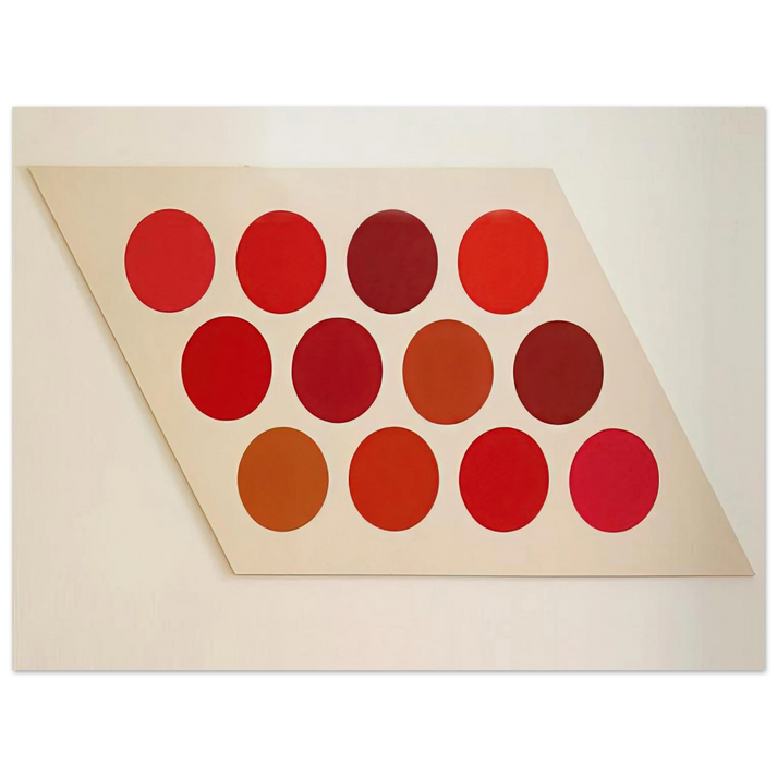 Thomas Downing - Red Twelve - 1965 75x100 cm / 30x40inches Fine Art Poster