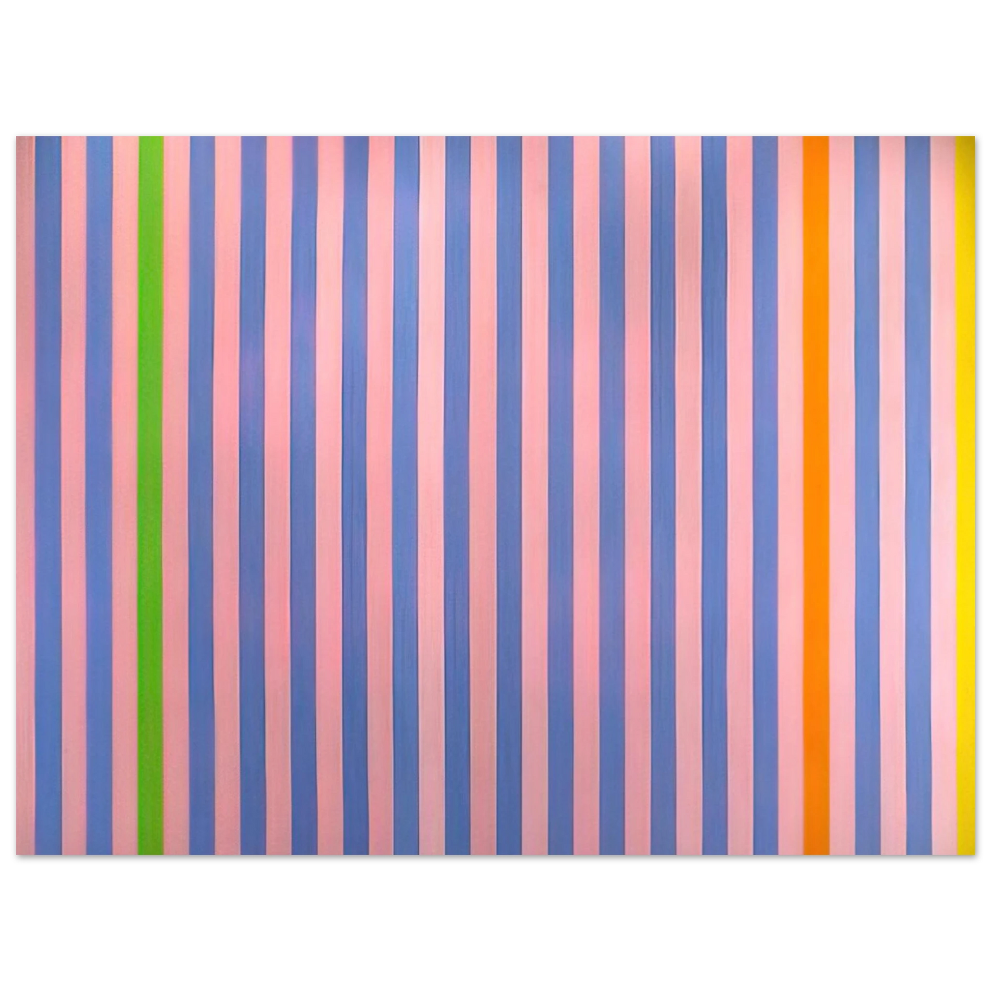 Gene Davis - Sweet Score-Skylark - 1960 75x100 cm / 30x40inches Fine Art Poster