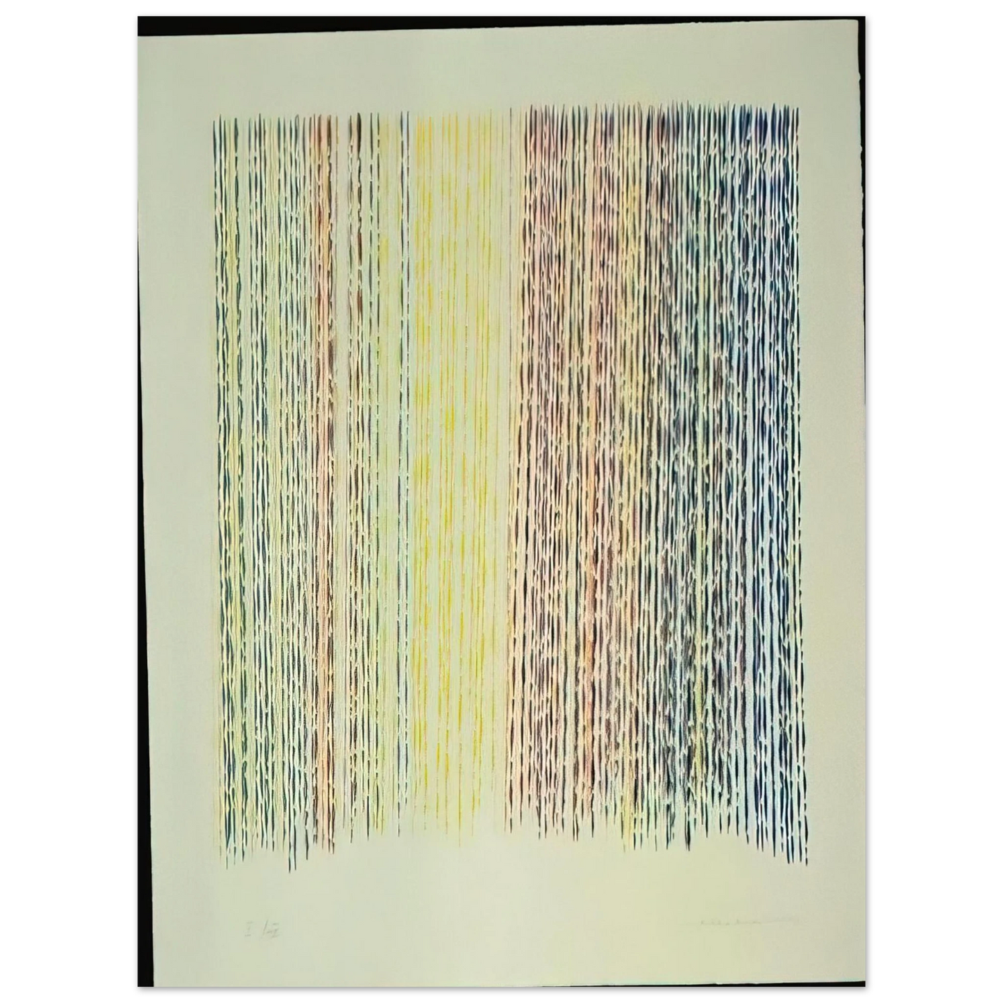 Piero Dorazio - Paplito della Luce - 1983 75x100 cm / 30x40inches Fine Art Poster