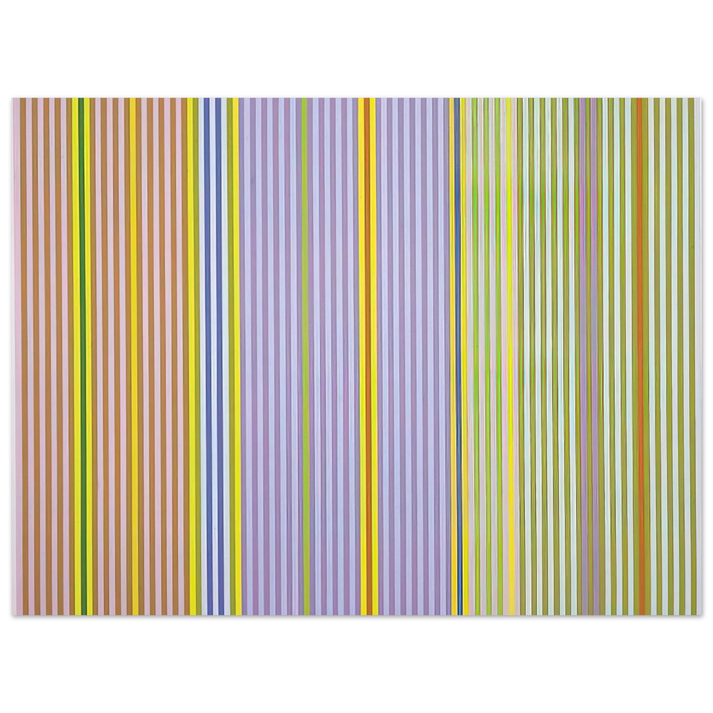 Gene Davis - Ianthe - 1969 75x100 cm / 30x40inches Fine Art Poster