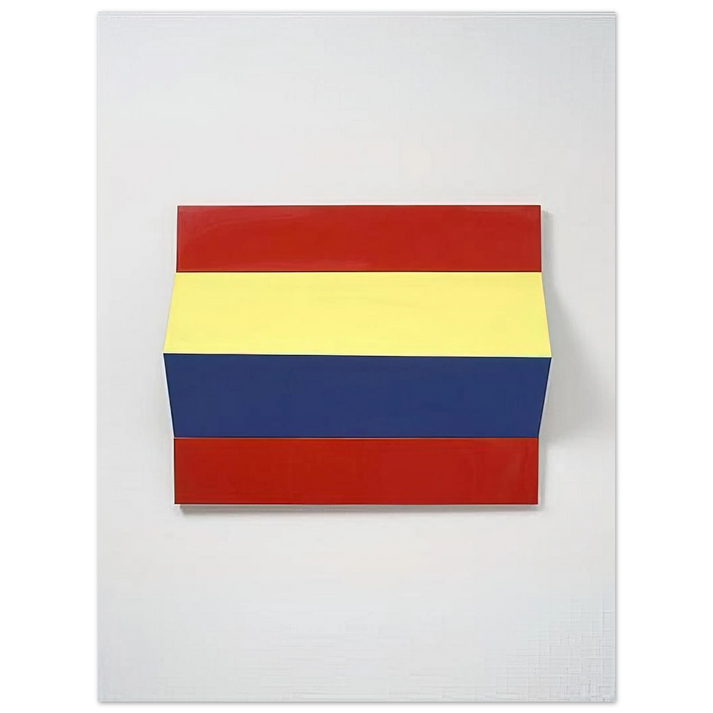 Charlotte Posenenske - Fold - 1966 75x100 cm / 30x40inches Fine Art Poster
