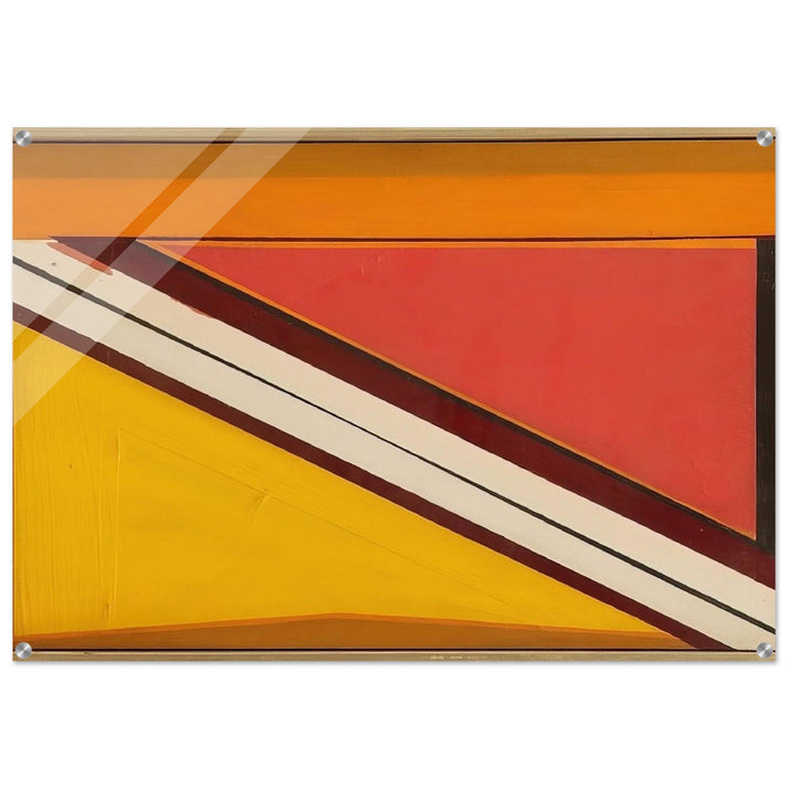 Diagonal 4 - 1963 - Larry Zox Acrylic Print - 70x100 cm / 28x40″ inches | Larry Zox Wall Art | Larry Zox Prints