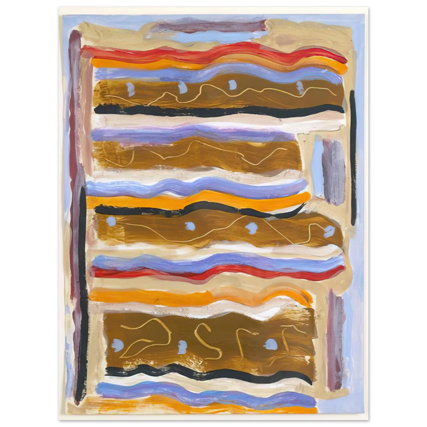 Betty Parsons - Untitled - 1950 75x100 cm / 30x40inches Fine Art Poster