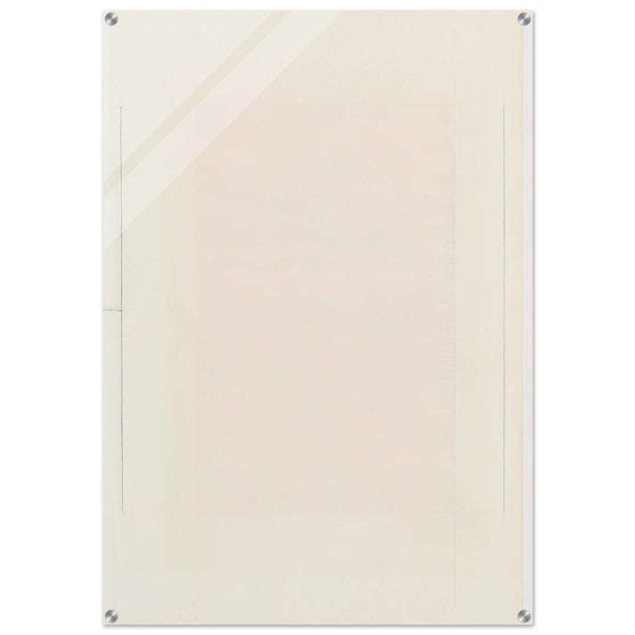 Red Bird - Agnes Martin Acrylic Print - 70x100 cm / 28x40″ inches | Agnes Martin Wall Art | Agnes Martin Prints
