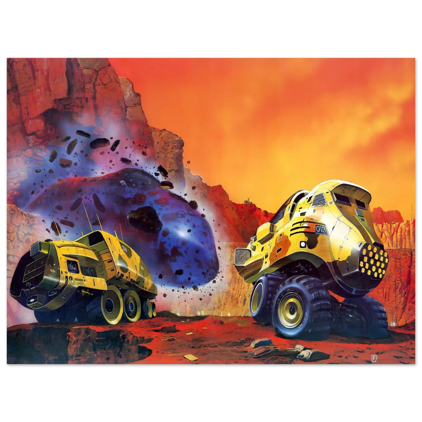 Chris Foss - Chris Foss 75x100 cm / 30x40inches Fine Art Poster
