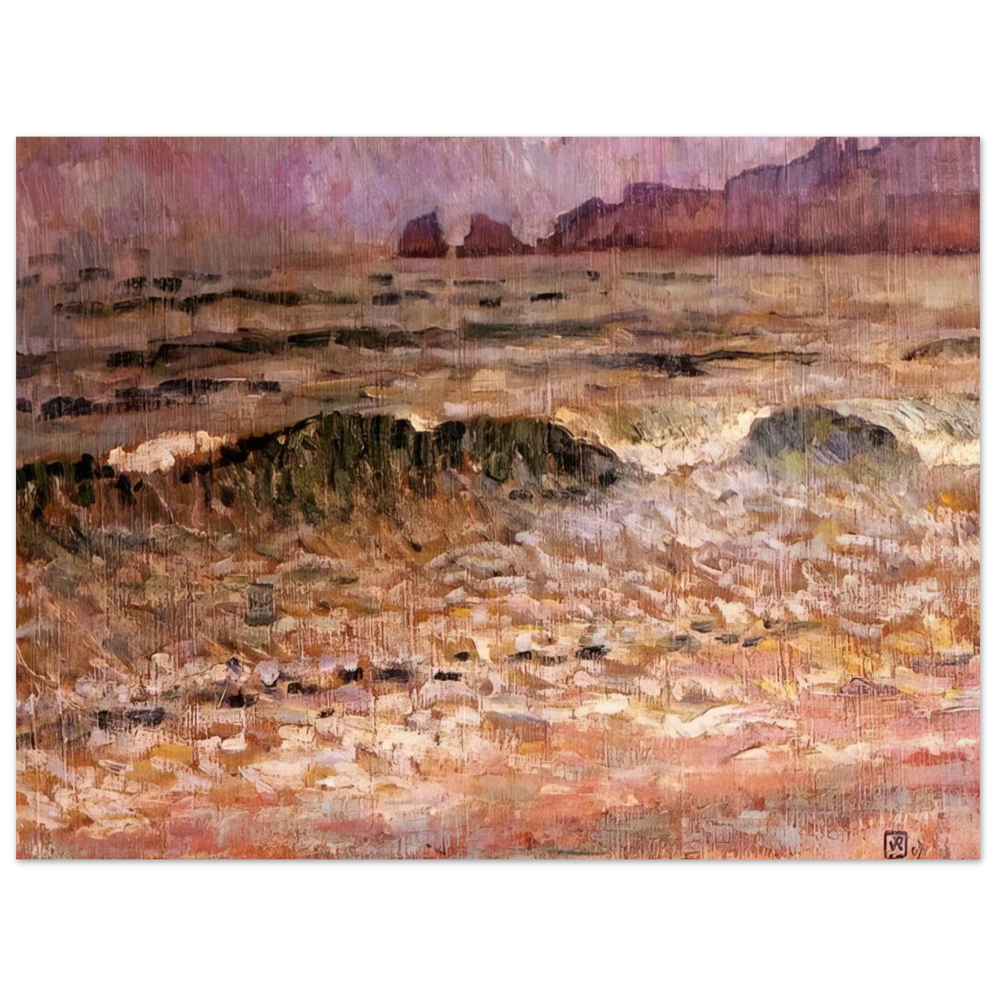 Theo van Rysselberghe - RAIN JERSEY 1907 75x100 cm / 30x40inches Fine Art Poster