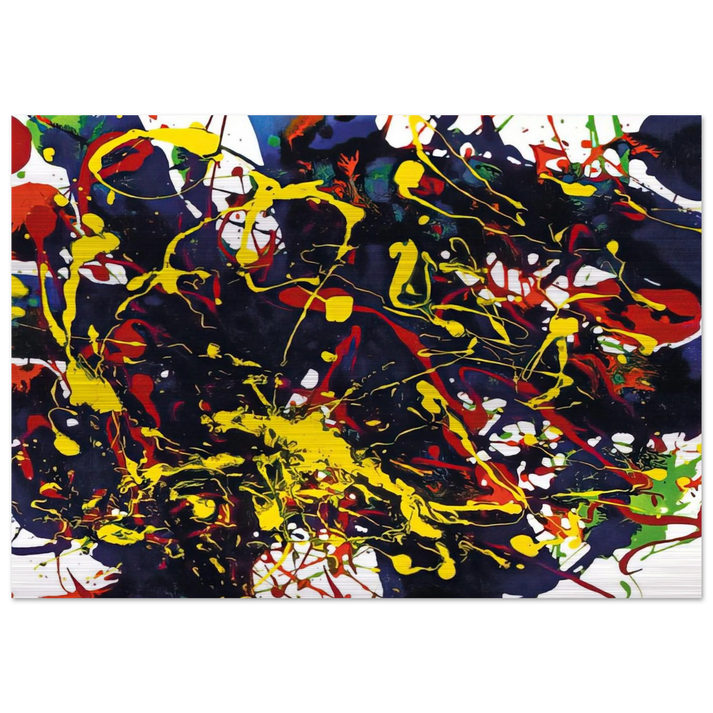 Untitled SFP94-79 SFF 1755 - Sam Francis Brushed Aluminum Print - 70x100 cm / 28x40 inches | Sam Francis Aluminum Print | Sam Francis Prints