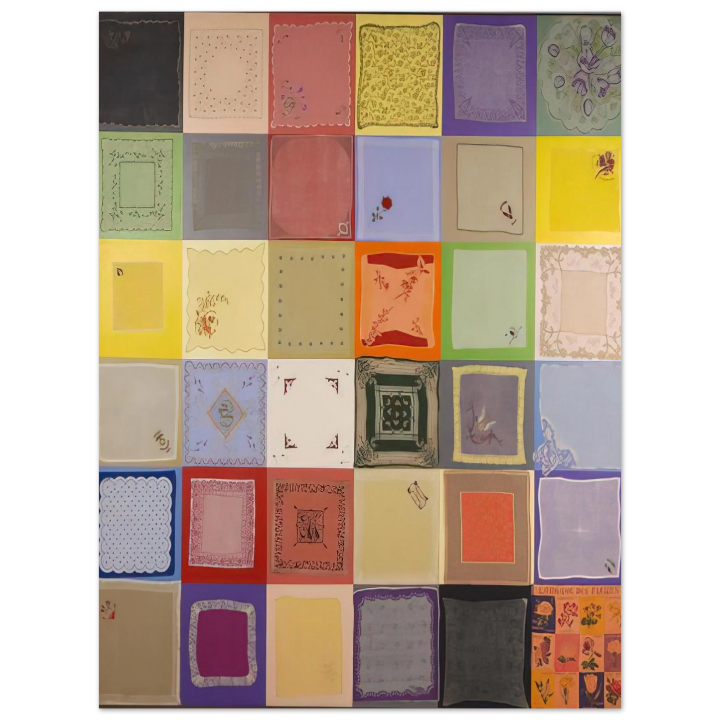 Miriam Schapiro - Connection - 1978 75x100 cm / 30x40inches Fine Art Poster