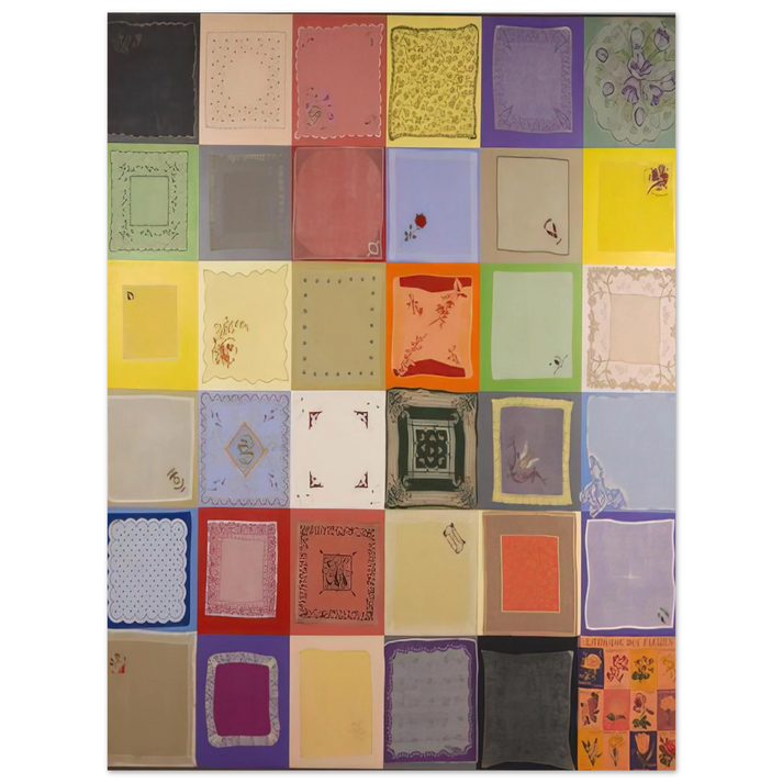 Miriam Schapiro - Connection - 1978 75x100 cm / 30x40inches Fine Art Poster