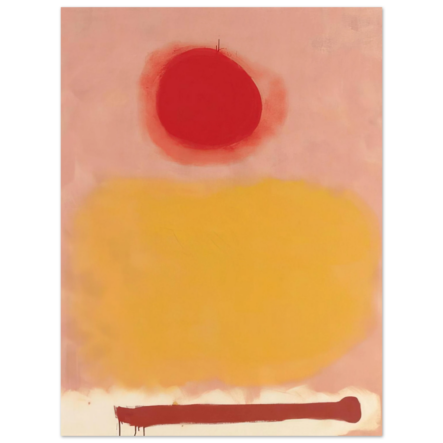 Adolph Gottlieb - Amorphous - 1973 75x100 cm / 30x40inches Fine Art Poster