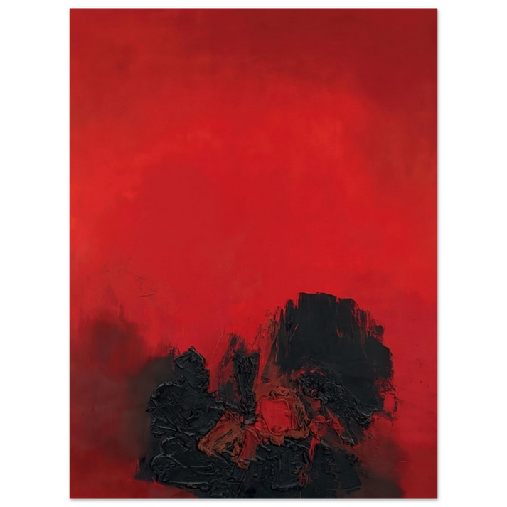 Luis Feito - UNTITLED 1961 75x100 cm / 30x40inches Fine Art Poster