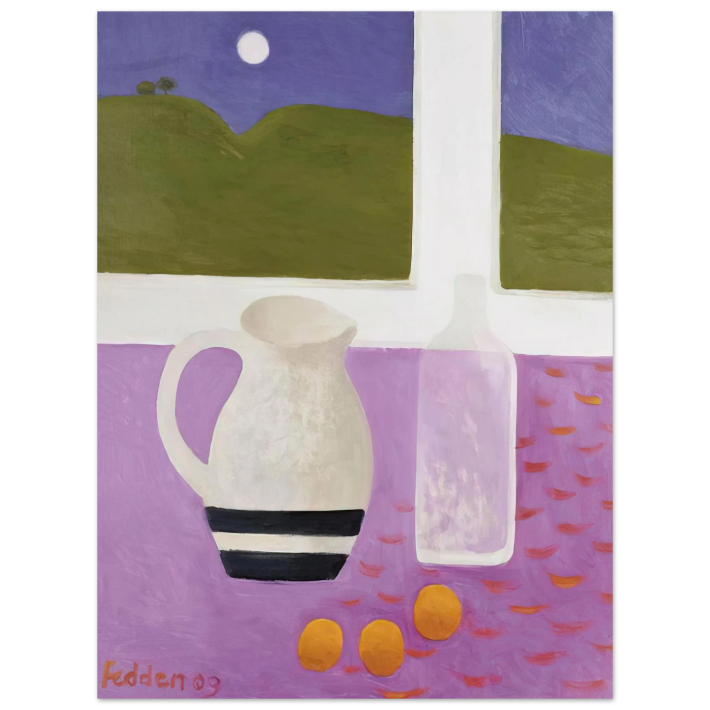 Mary Fedden - The Moon - 2009 75x100 cm / 30x40inches Fine Art Poster