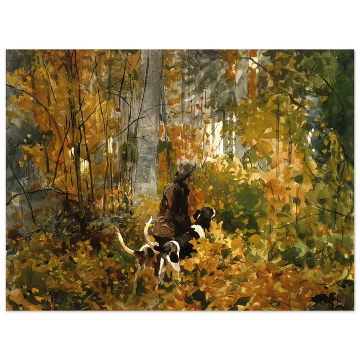 Winslow Homer - ON THE TRAIL 75x100 cm / 30x40inches Fine Art Poster