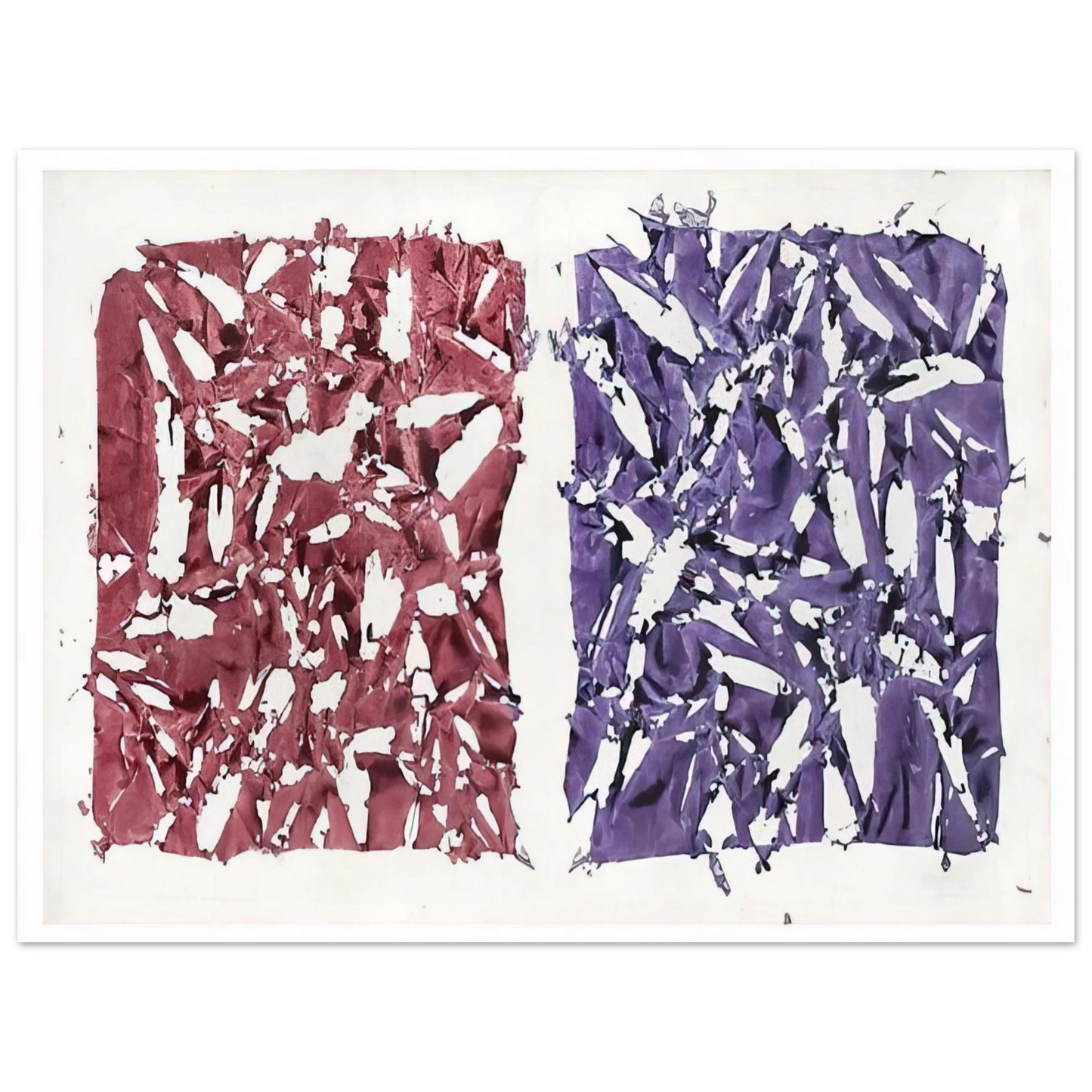 Simon Hantai - Tabula - 1981 75x100 cm / 30x40inches Fine Art Poster