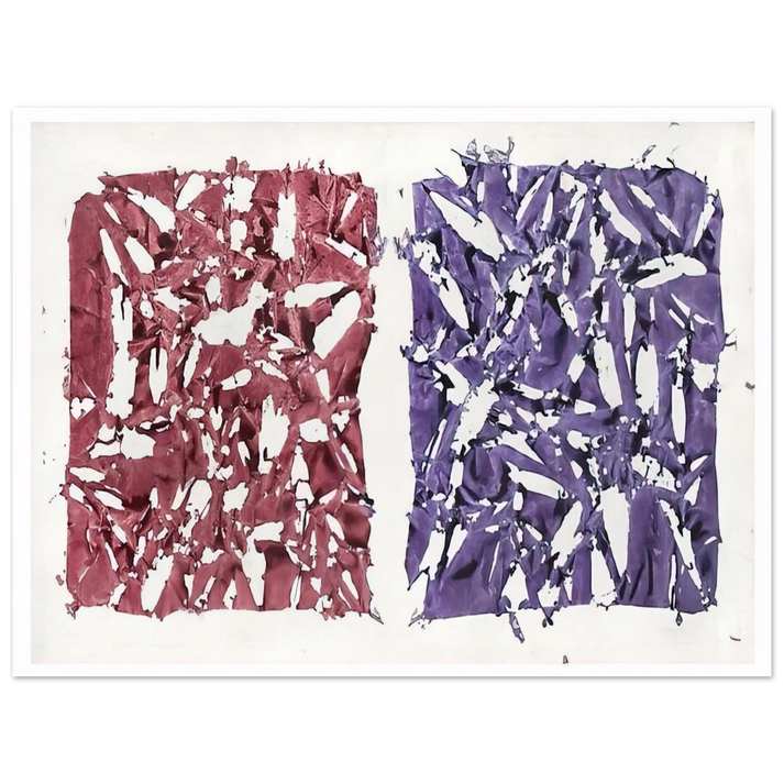 Simon Hantai - Tabula - 1981 75x100 cm / 30x40inches Fine Art Poster