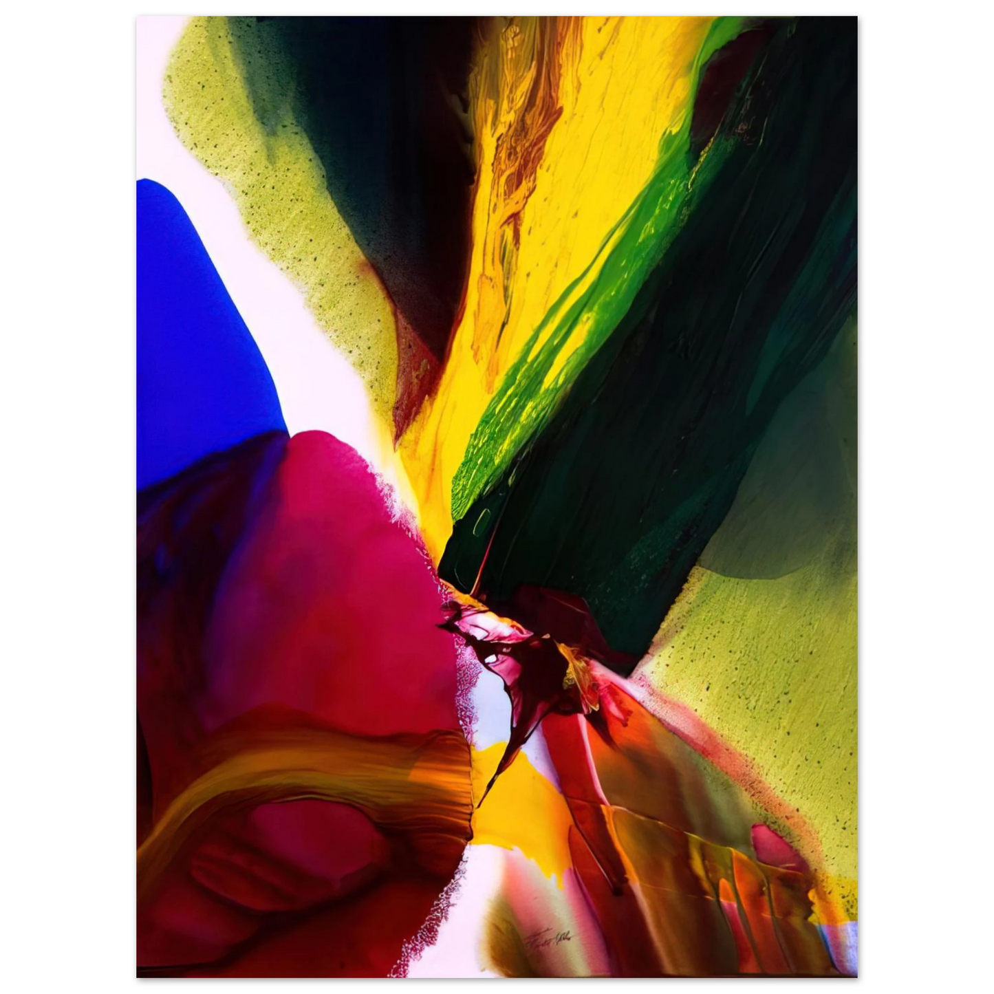 Paul Jenkins - Phenomena Phoenix Equinox 75x100 cm / 30x40inches Fine Art Poster