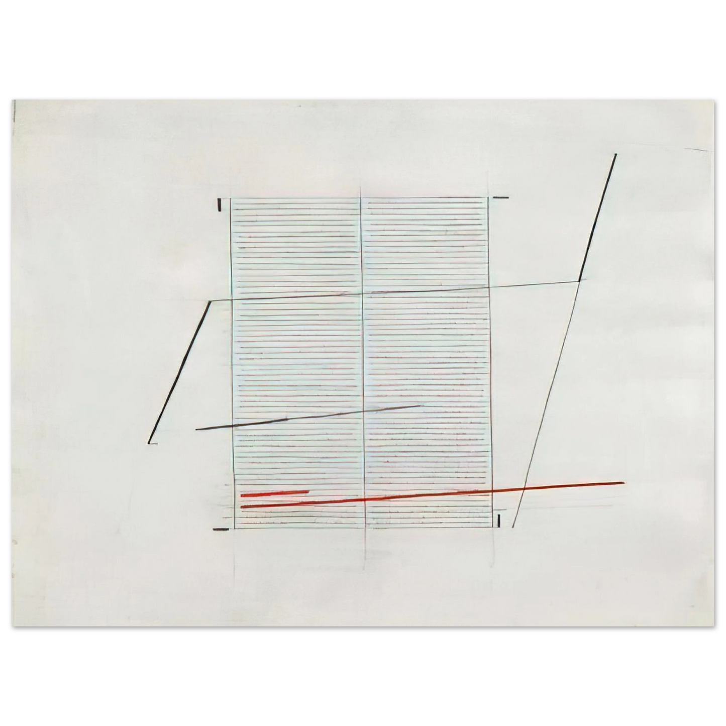 Bice Lazzari - Acrilico K - 1979 75x100 cm / 30x40inches Fine Art Poster