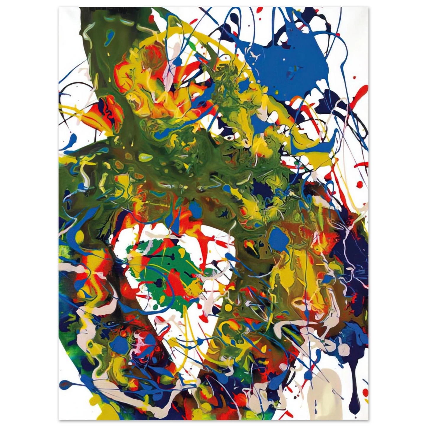 Sam Francis - Untitled SFP94-65 SFF 1739 75x100 cm / 30x40inches Fine Art Poster