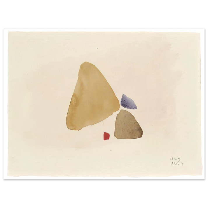 Julius Bissier - 23.10.49 - 1949 75x100 cm / 30x40inches Fine Art Poster