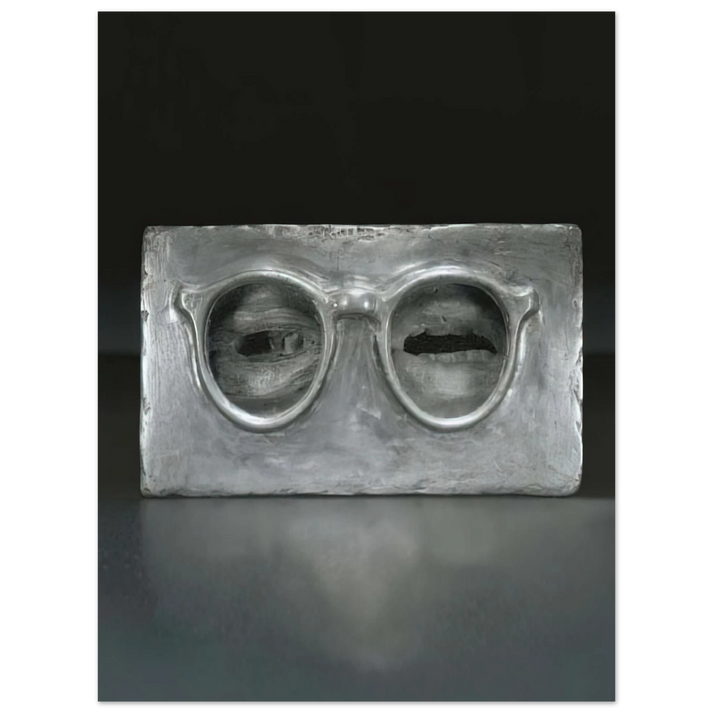 Jasper Johns - THE CRITIC SEES 75x100 cm / 30x40inches Fine Art Poster