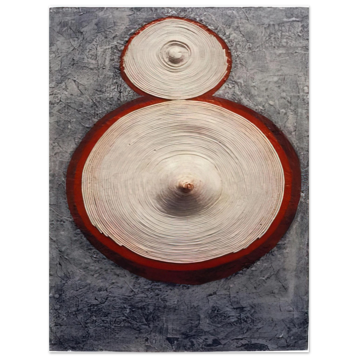 Eva Hesse - RINGAROUND AROSIE 1965 75x100 cm / 30x40inches Fine Art Poster