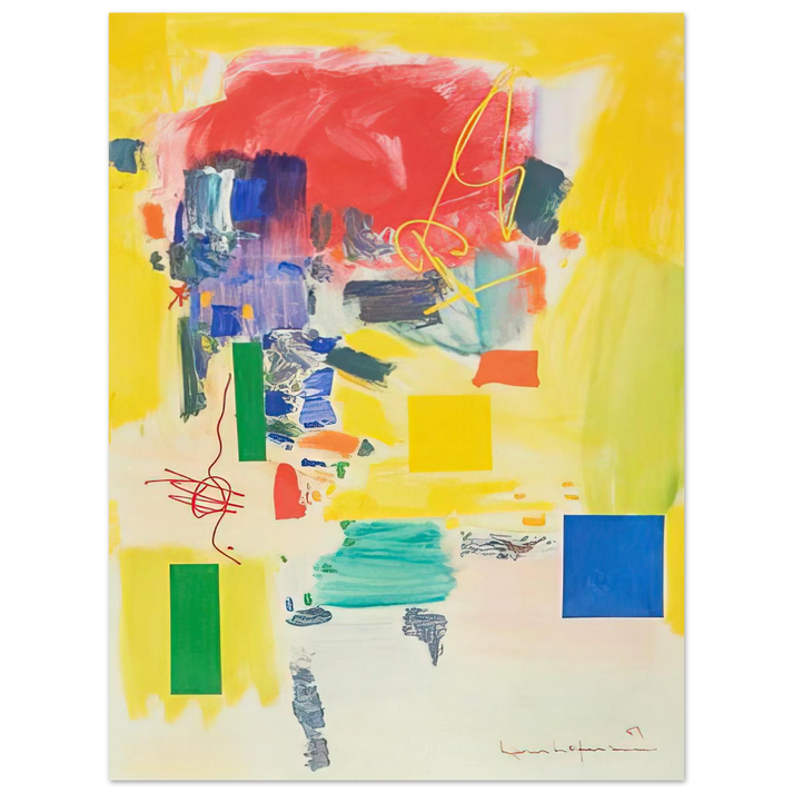 Hans Hofmann - Golden Splendor 75x100 cm / 30x40inches Fine Art Poster