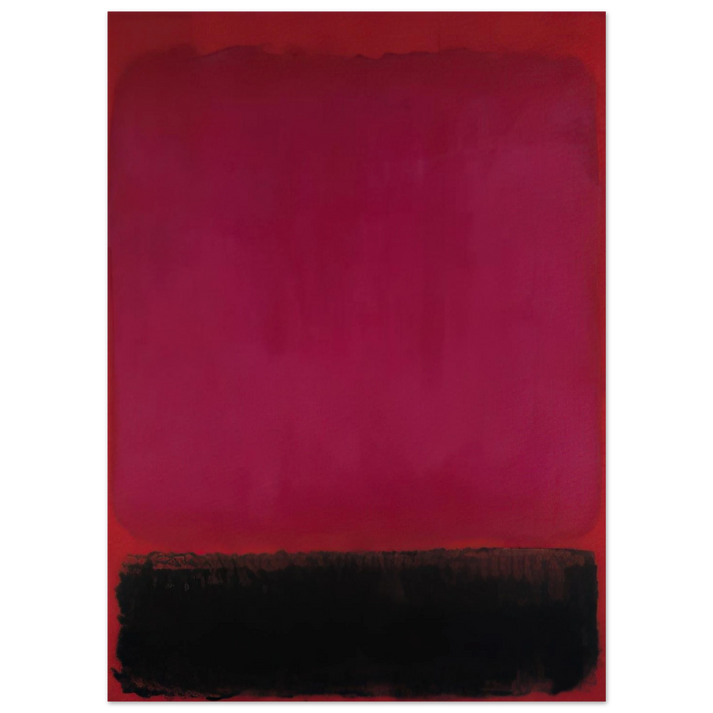 Helen Frankenthaler - Untitled - 1967 Wall art - A3 (29.7 x 42 cm) - Premium Wooden Framed Poster With Fine Art Paper-canvas - Black frame