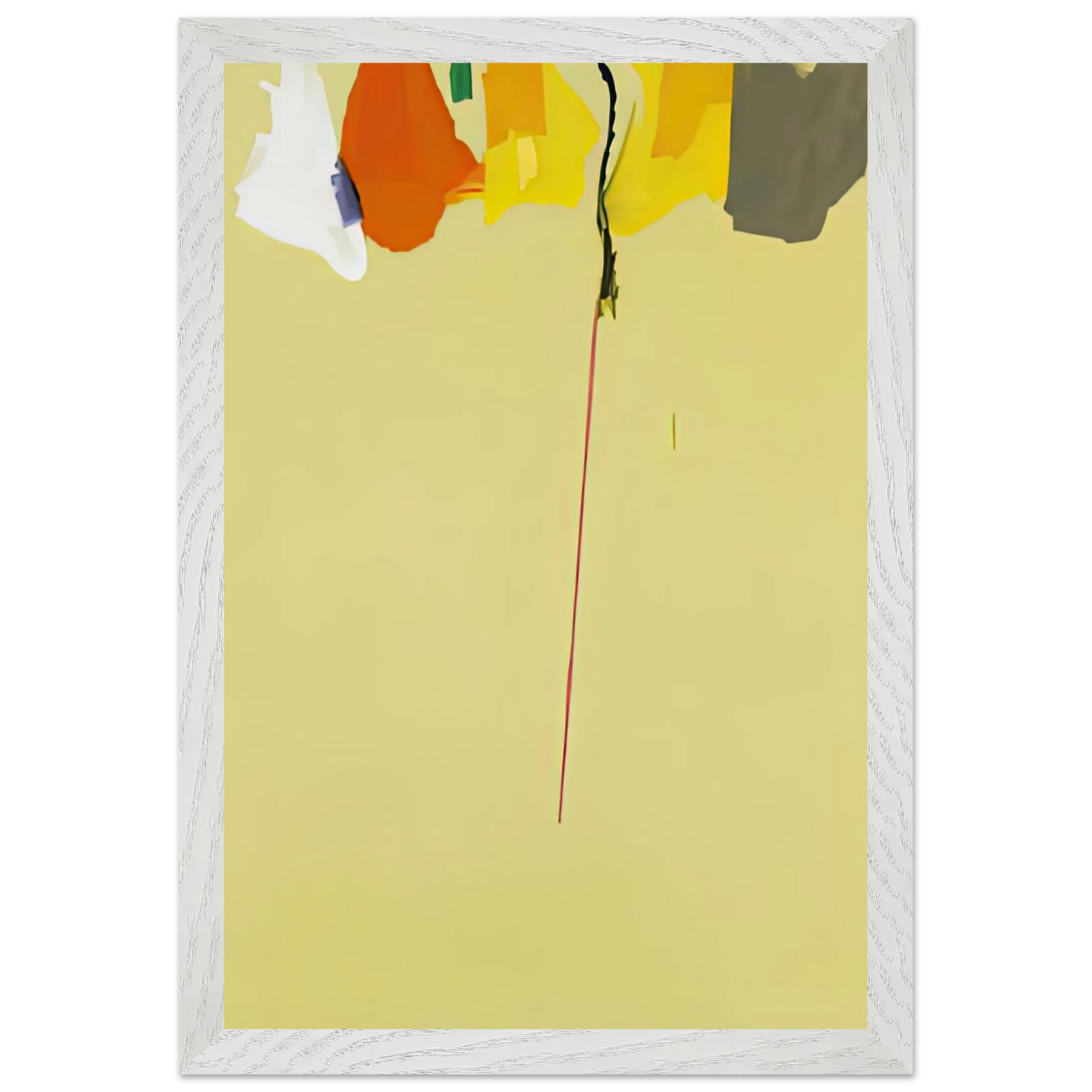 Helen Frankenthaler - Rapunzel, 1974- Wall Art - 60x80 cm / 24x32 inches - Premium Wooden Framed Poster With Fine Art Paper-canvas - Wood frame
