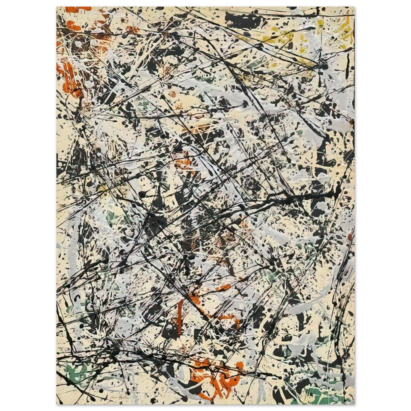 Jackson Pollock - NUMBER 32 1947 75x100 cm / 30x40inches Fine Art Poster