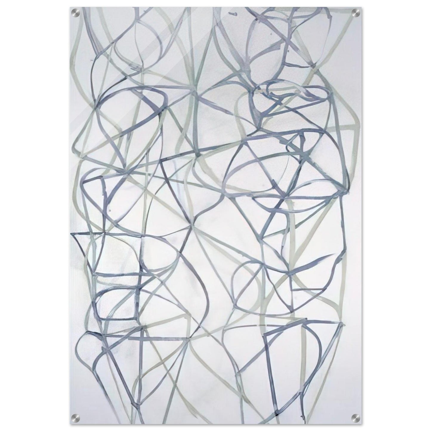 Couplet III - 1989 - Brice Marden Acrylic Print - 70x100 cm / 28x40″ inches | Brice Marden Wall Art | Brice Marden Prints