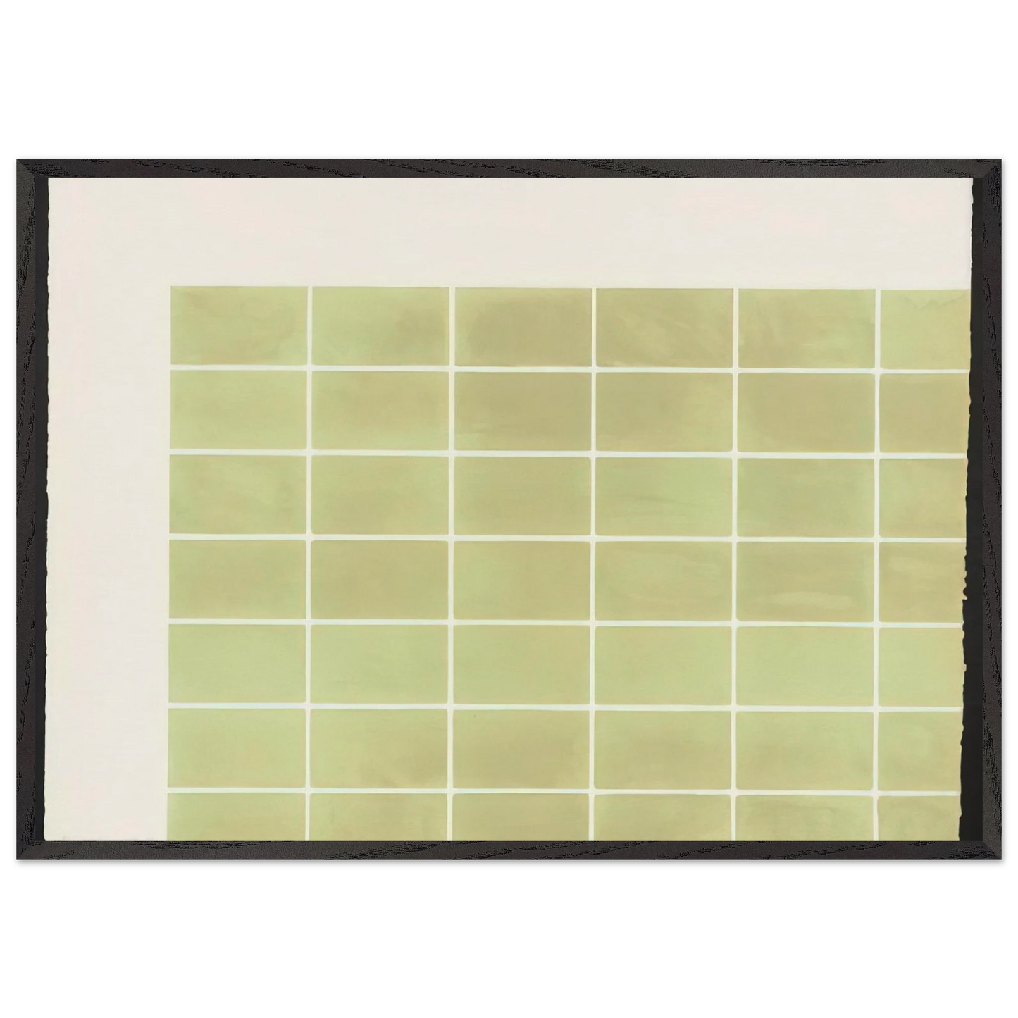 Zapruder Green - 1968 - Mark Lancaster 70x100 cm / 28x40 inches Framed Art Print – Black Wooden Frame