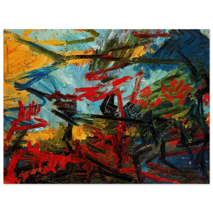 Frank Auerbach - BACCHUS AND ARIADNE 75x100 cm / 30x40inches Fine Art Poster