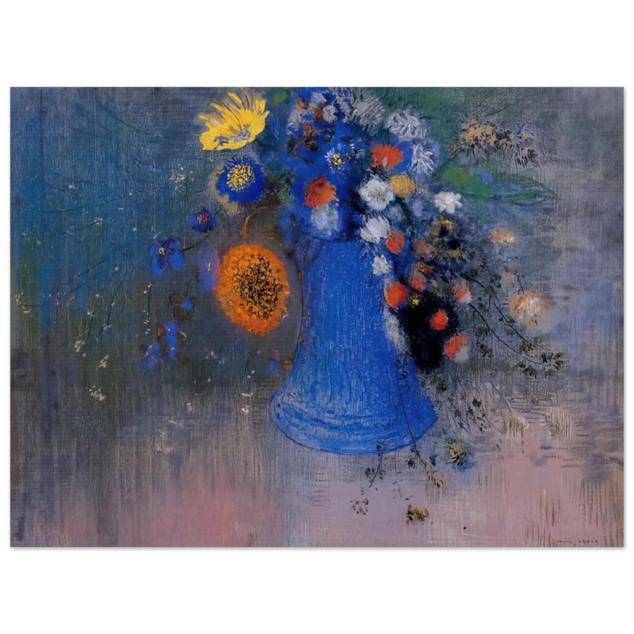 Odilon Redon - VASE OF FLOWERS 8 75x100 cm / 30x40inches Fine Art Poster