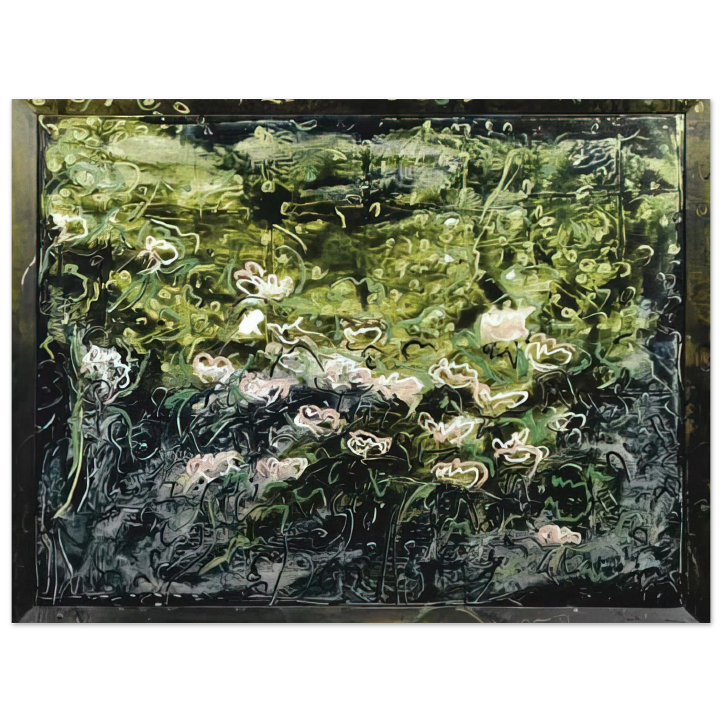 Mario Schifano - Acquatico - Art Informel 75x100 cm / 30x40inches Fine Art Poster
